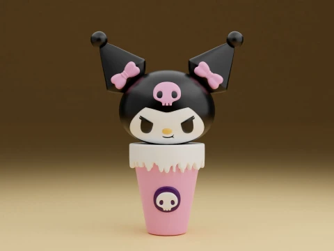 Kuromi sanrio Modello di stampa 3D