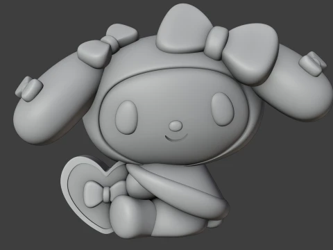 My melody sanrio valentine 3D Print Model