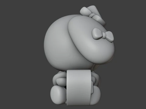My melody sanrio valentine 3D Print Model