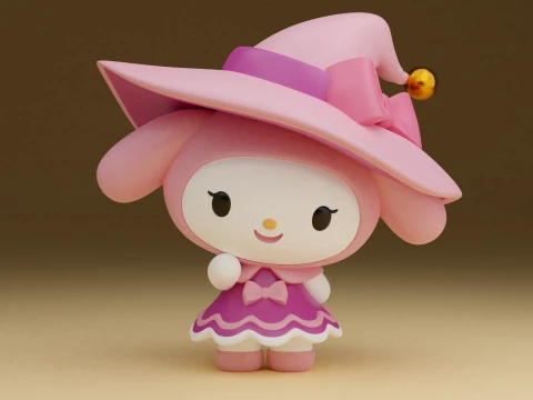 My melody sanrio halloween 3D 프린트 모델