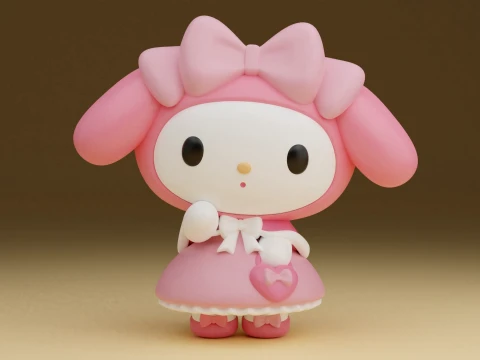 My melody sanrio 3D Print Model