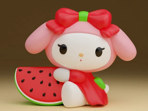 My melody sanrio 3D Print Model