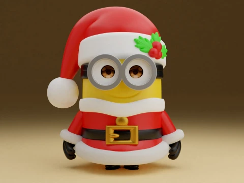 Minion christmas Modello di stampa 3D