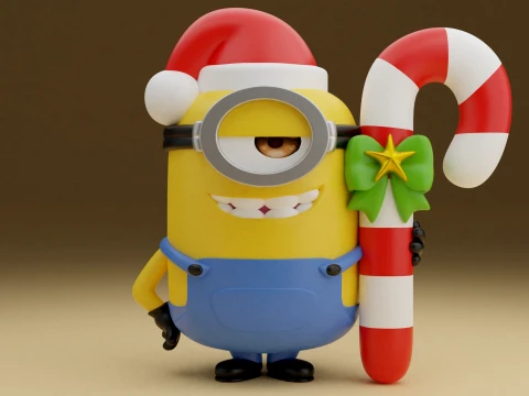 Minion christmas 3D Print Model