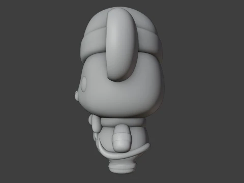Mouse christmas 3D Print Model