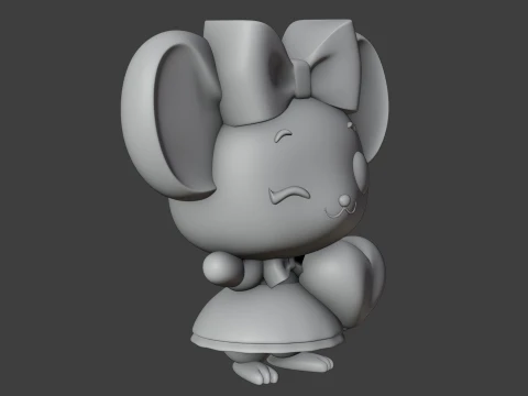 Mouse valentine 3D Print Model