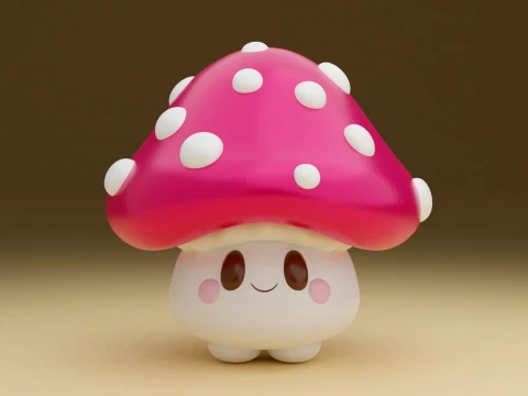 Mushroom Modelo de Impressão 3D