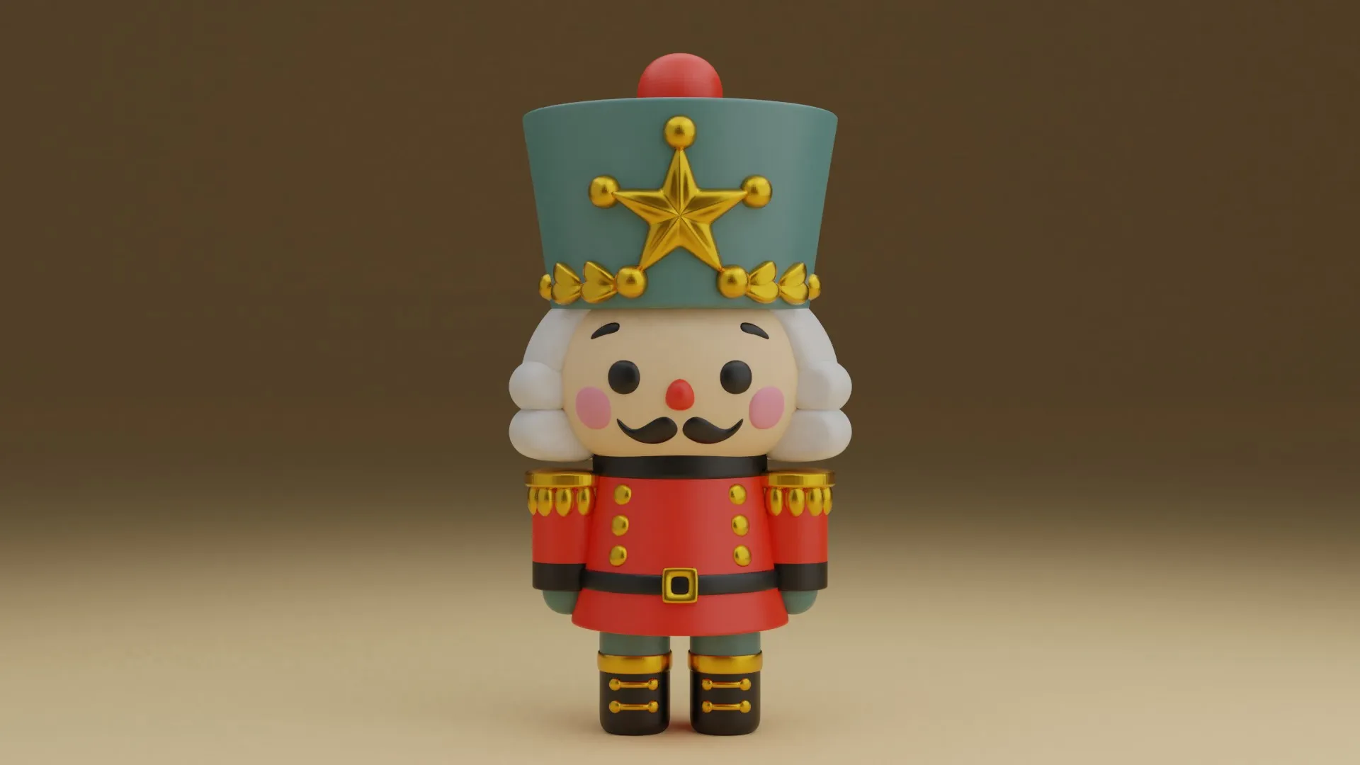Nutcracker 3D Print Model .c4d .max .obj .3ds .fbx .stl .blend