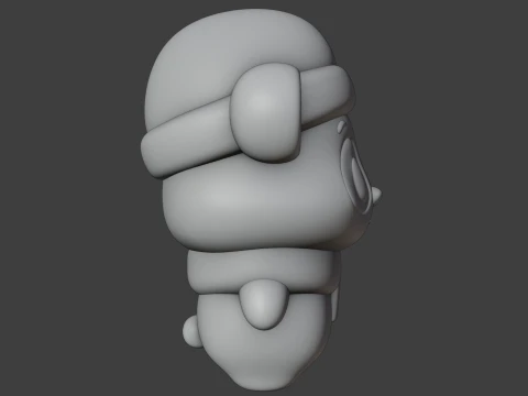 Panda christmas 3D Print Model