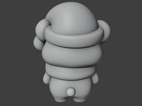 Panda christmas 3D Print Model