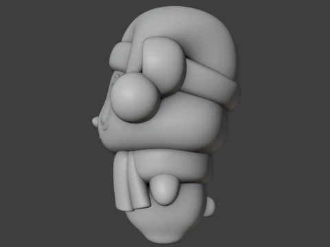 Panda christmas 3D Print Model