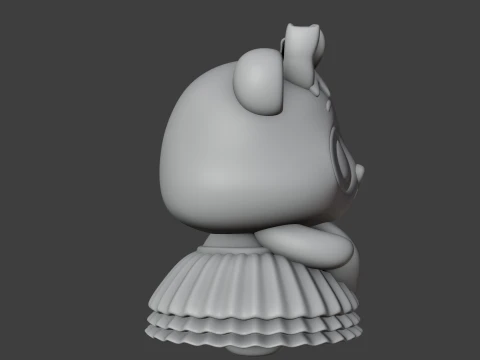 Panda valentine 3D Print Model