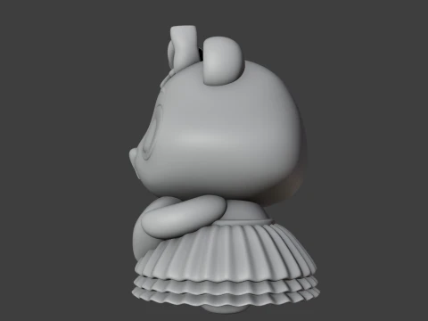 Panda valentine 3D Print Model