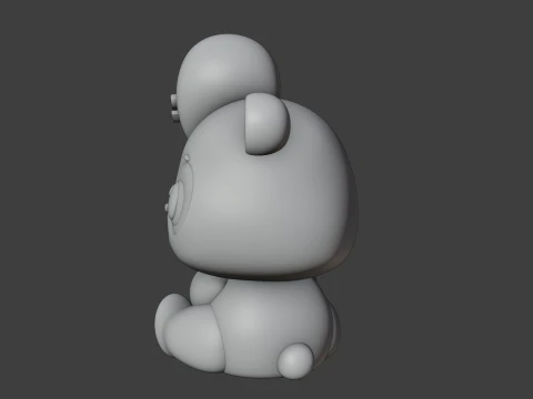 Panda valentine 3D Print Model