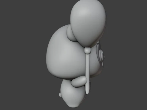 Panda valentine 3D Print Model