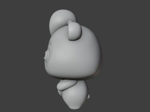 Panda valentine 3D Print Model