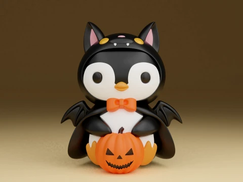 Penguin halloween Modello di stampa 3D