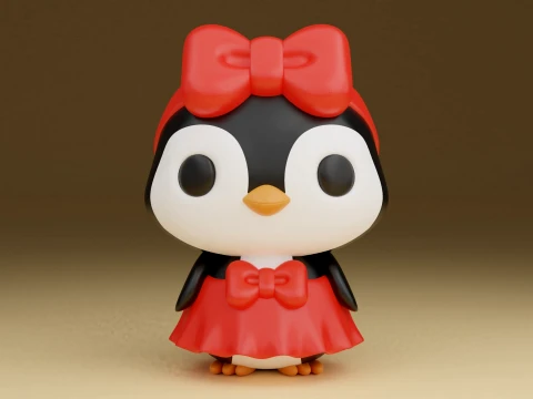 Penguin Modello di stampa 3D