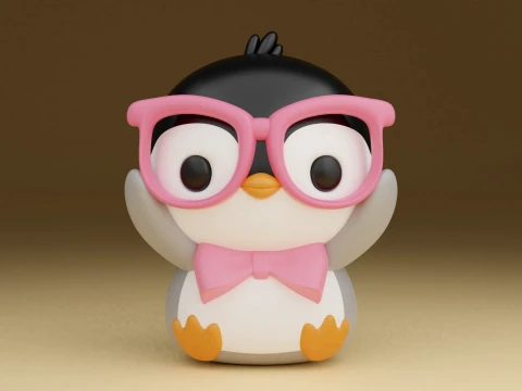 Penguin 3D Принт Модель