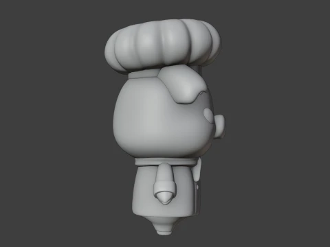 Chef pig 3D Print Model