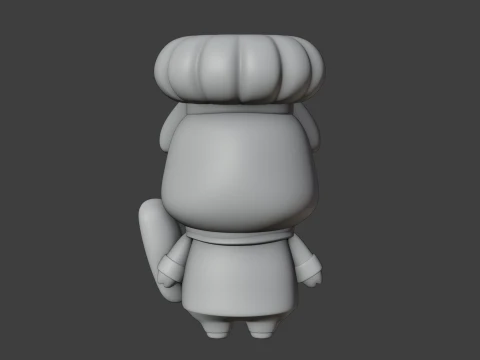 Chef pig 3D Print Model