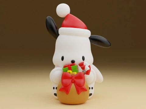 Pochacco sanrio christmas 3D Print Model