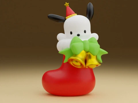 Pochacco sanrio christmas Modelo de impresión 3D