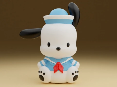 Pochacco sanrio sailor Modelo de Impressão 3D
