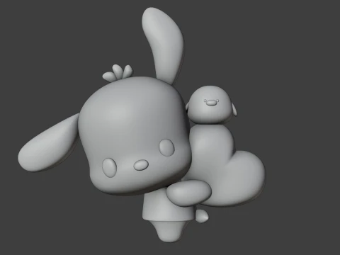 Pochacco sanrio valentine 3D Print Model