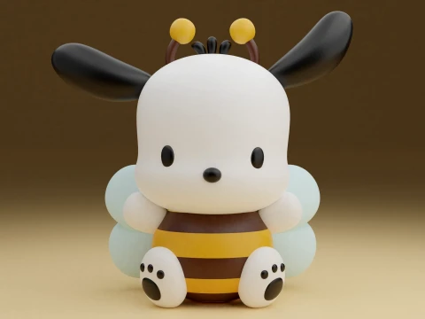 Pochacco sanrio bee 3D 打印模型