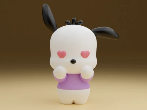 Pochacco sanrio valentine 3D Print Model