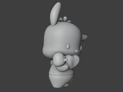 Pochacco sanrio valentine 3D Print Model