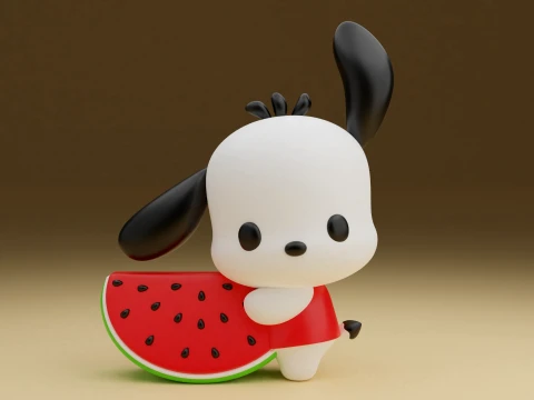 Pochacco sanrio Modello di stampa 3D