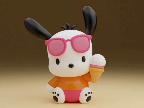 Pochacco sanrio 3D Druckmodell