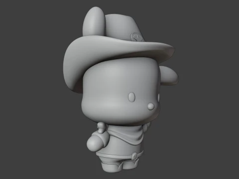 Pochacco sanrio cowboy 3D Print Model