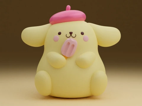 Pompompurin Sanrio 3D Druckmodell