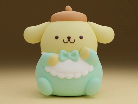 Pompompurin sanrio Modelo de impresión 3D