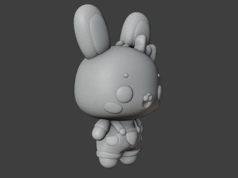 Rabbit 3D Print Model