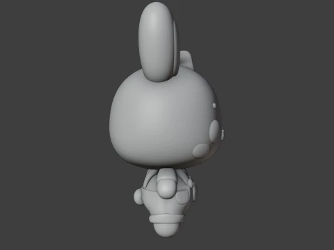 Rabbit 3D Print Model