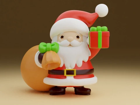 Babbo Natale Modello di stampa 3D