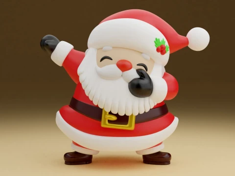 Kerstman kerst 3D printmodel