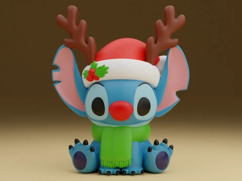 Costurar natal Modelo de Impressão 3D