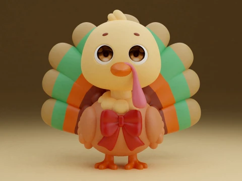 Pavo Modelo de impresión 3D