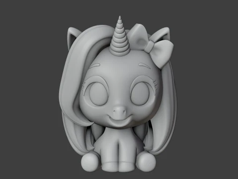 Unicorn 3D Print Model