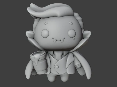 Vampire 3D Print Model