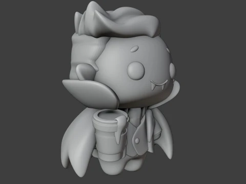Vampire 3D Print Model
