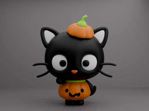 Chococat Sanrio Halloween 3D Druckmodell