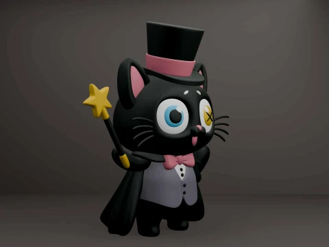 Halloween cat 3D Print Model