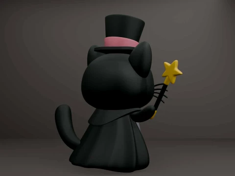 Halloween cat 3D Print Model