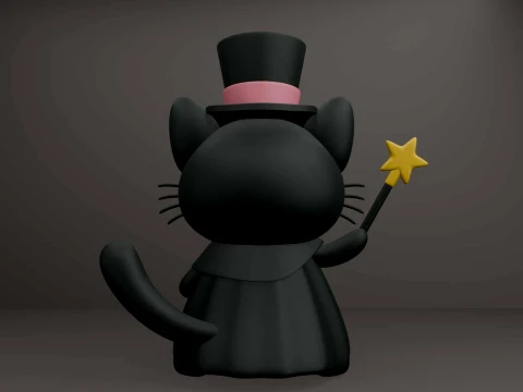 Halloween cat 3D Print Model